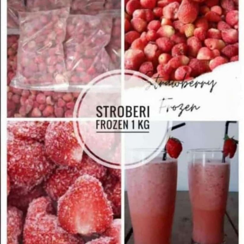 

STRAWBERRY FROZEN 1KG GRADE A CLASS STROBERI
