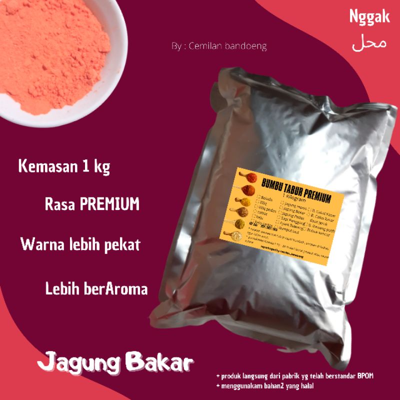 

BUMBU TABUR PREMIUM RASA JAGUNG BAKAR / ROASTED CORN 1 KG