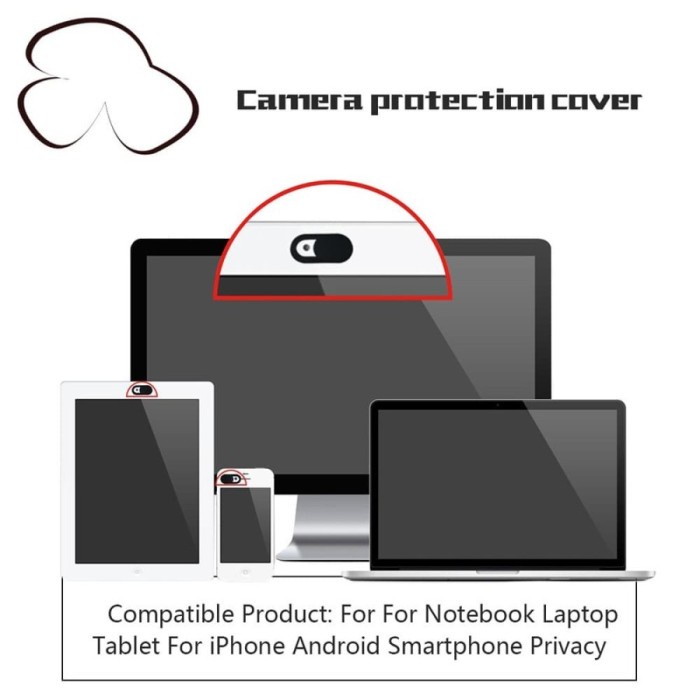 Camera Security Protection Cover Penutup Kamera Smartphone Ipad Laptop