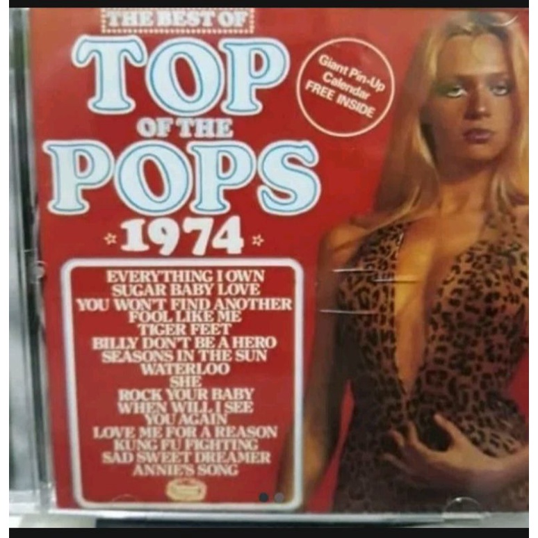 CD The best of TOP OF THE POPS 74 by HALLMARK rec.