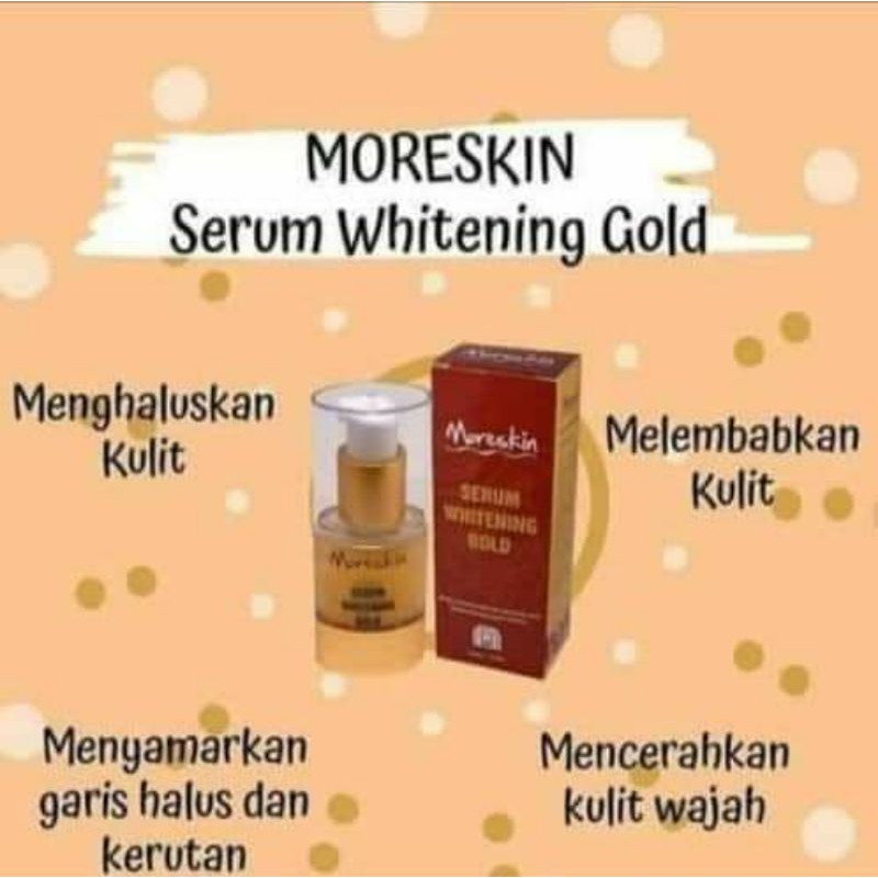 serum penghilang flek hitam serum whitening gold moreskin nasa