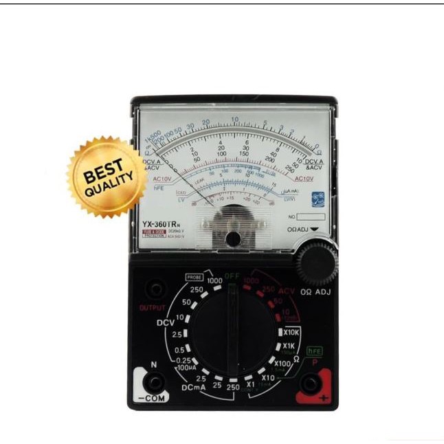 Multimeter Listrik Analog Multitester 360 TRN Pengukur Tegangan ampere