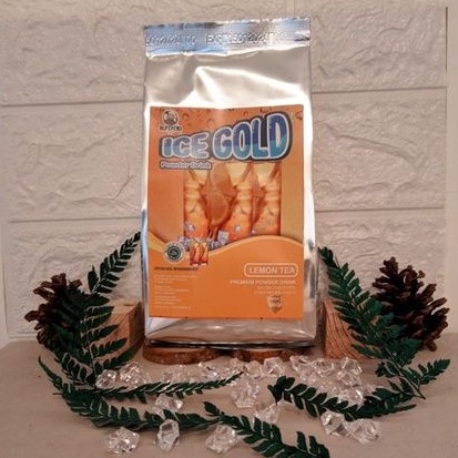 

Powder Drink Premium Ice Gold Mix Rasa Lemon Tea 500 Gram