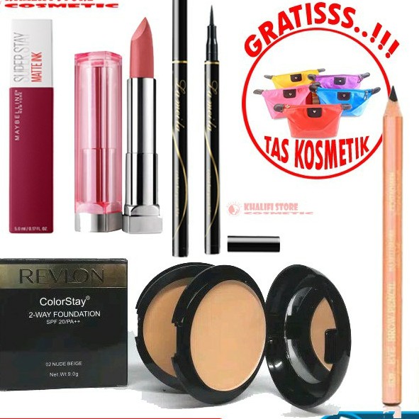 Paket Make up Maybeline Komplit 5 in 1