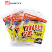 Double Tape Nachi 12mm Lakban Selotip Plakban Isolasi  Solasi 1/2 Inchi