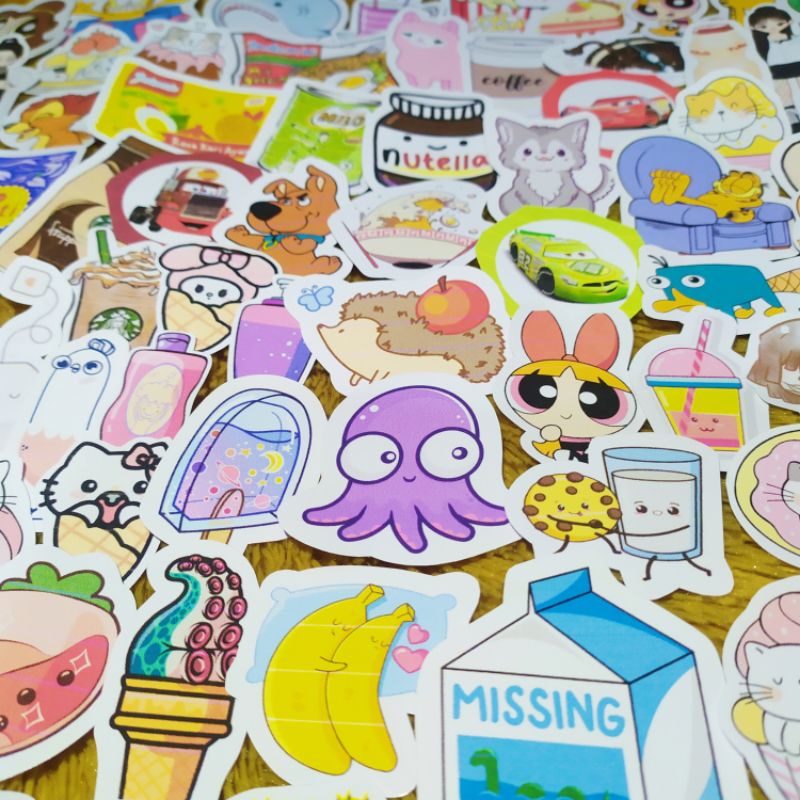 

Stiker Aesthetic Ecer Random Murah