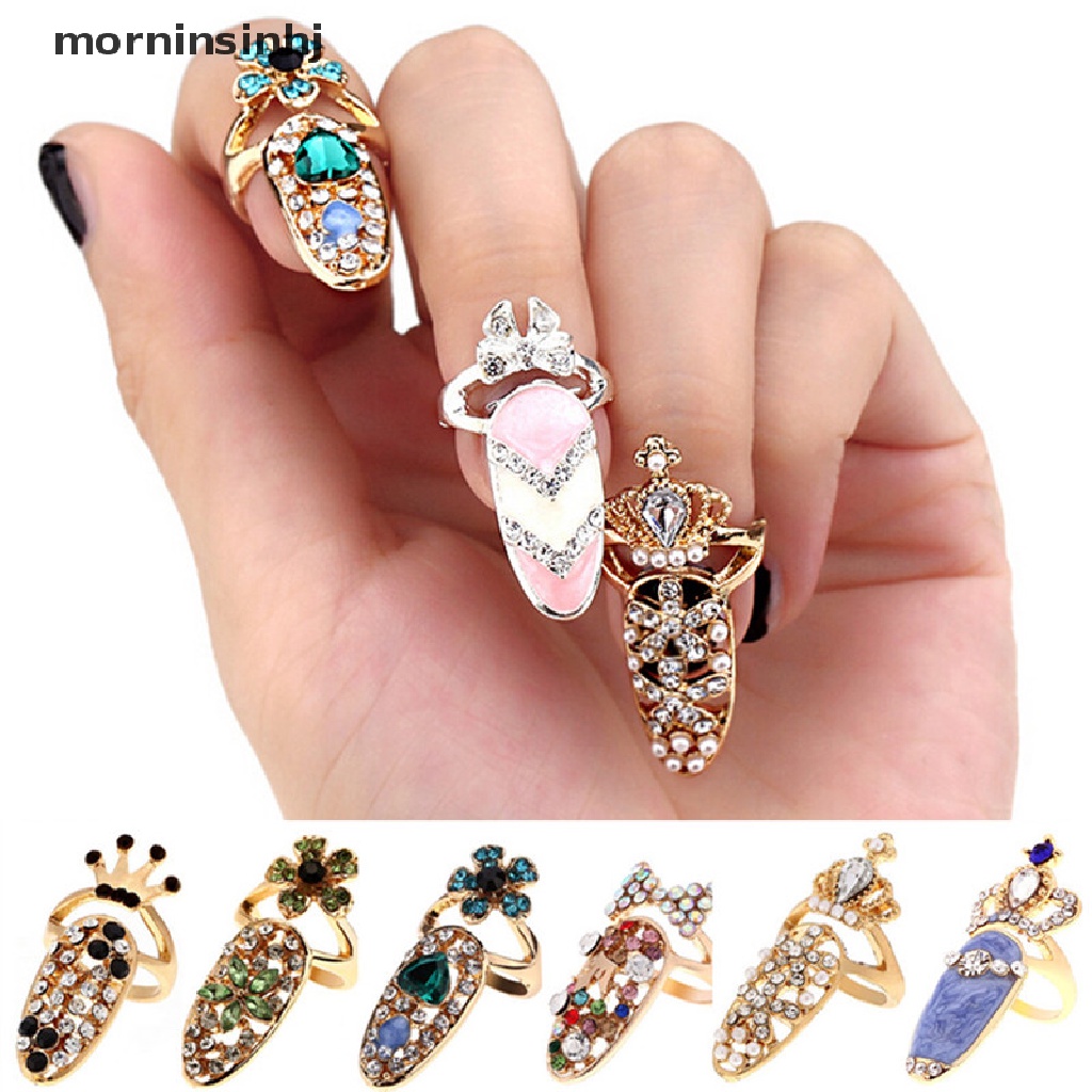 Mornin Cincin Desain Mahkotapitabunga Hias Kristal Gaya Elegan Menarik Untuk Wanita