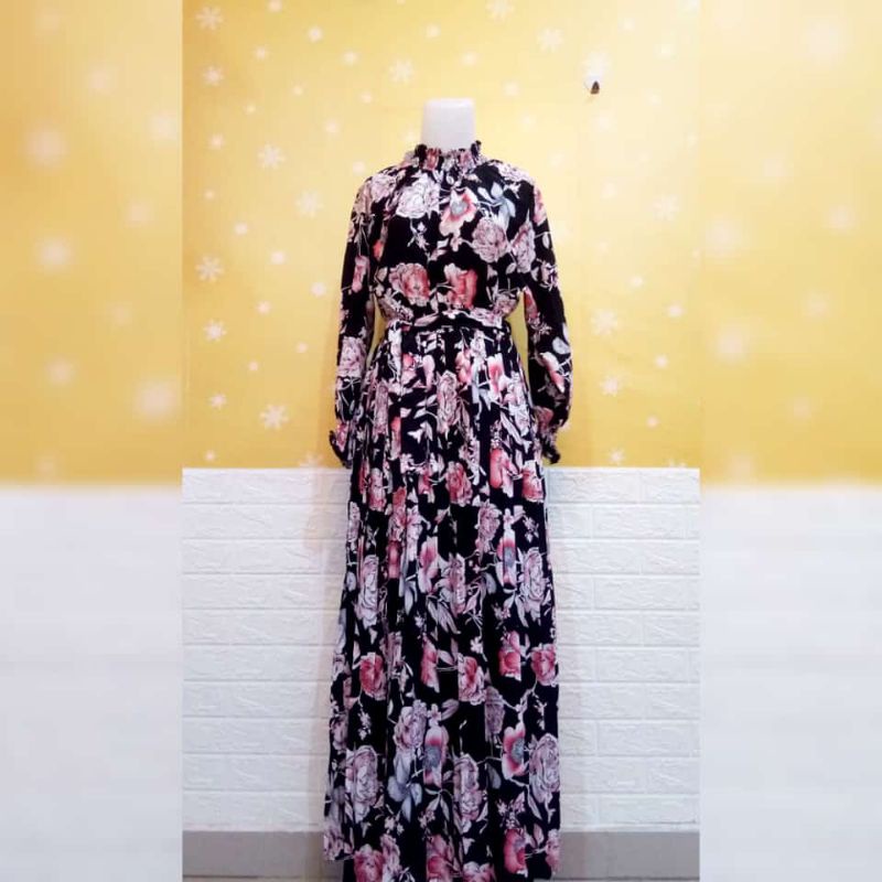 GAMIS BY COCOYU PLISKET / PINGGANG SMOKE / PLISKET KELILING/GAMIS MEWAH