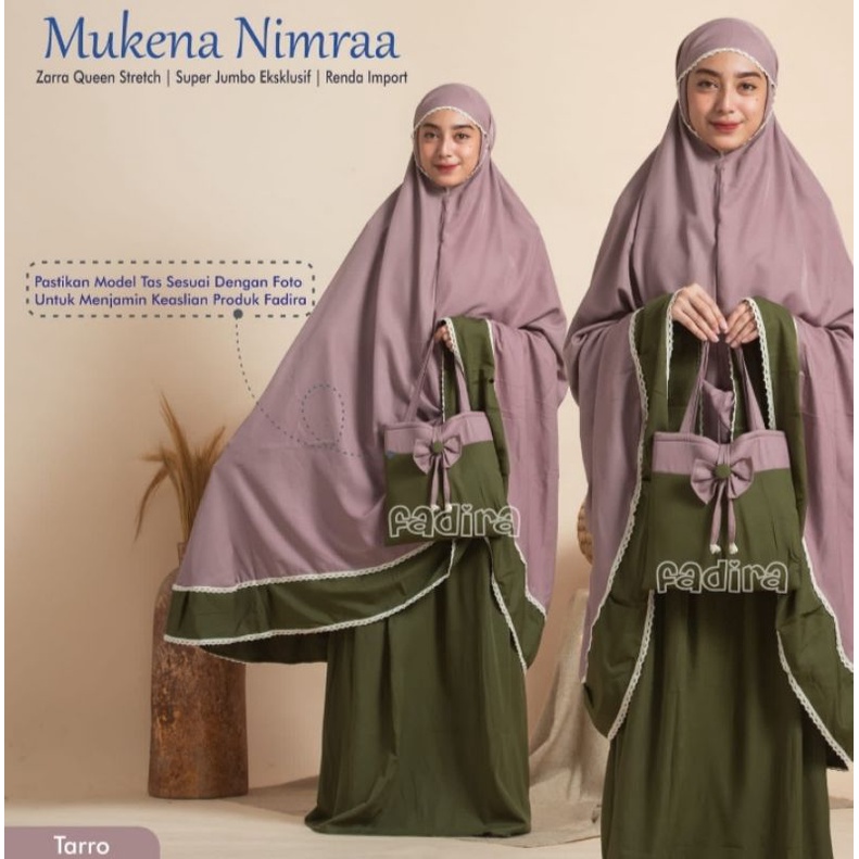 MUKENA  SUPER JUMBO EKSKLUSIF ZARA QUEEN RENDA IMPORT