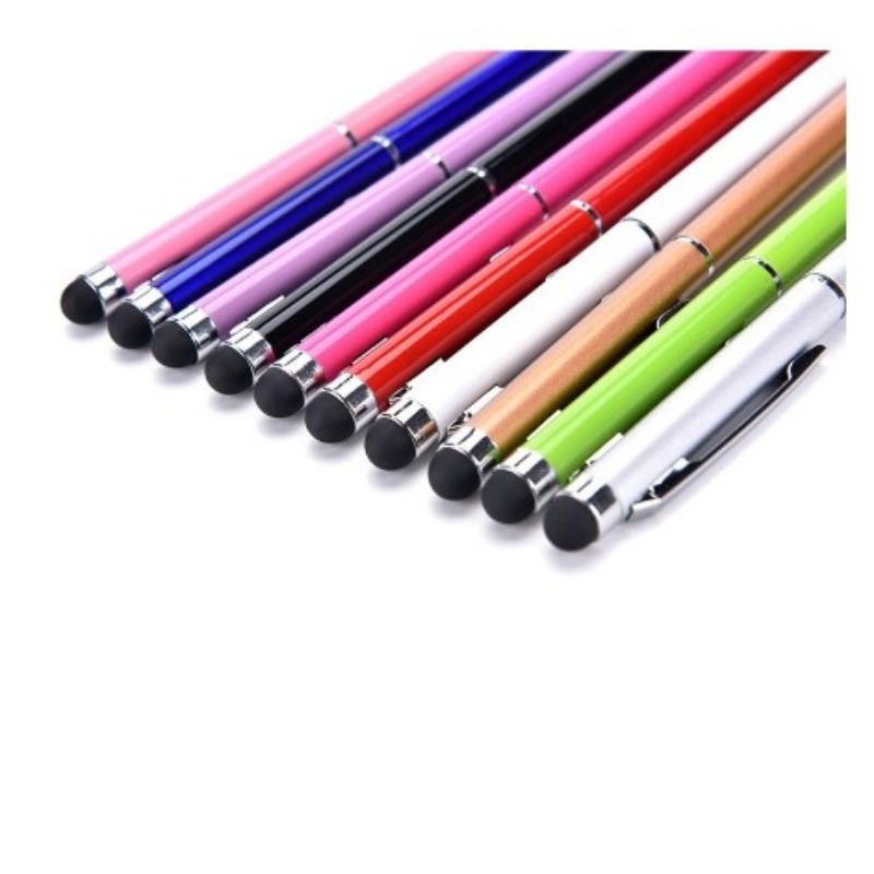 Stylus + Pen 2IN1 Ballpoint Pulpen Smartphone Hp Touchscreen