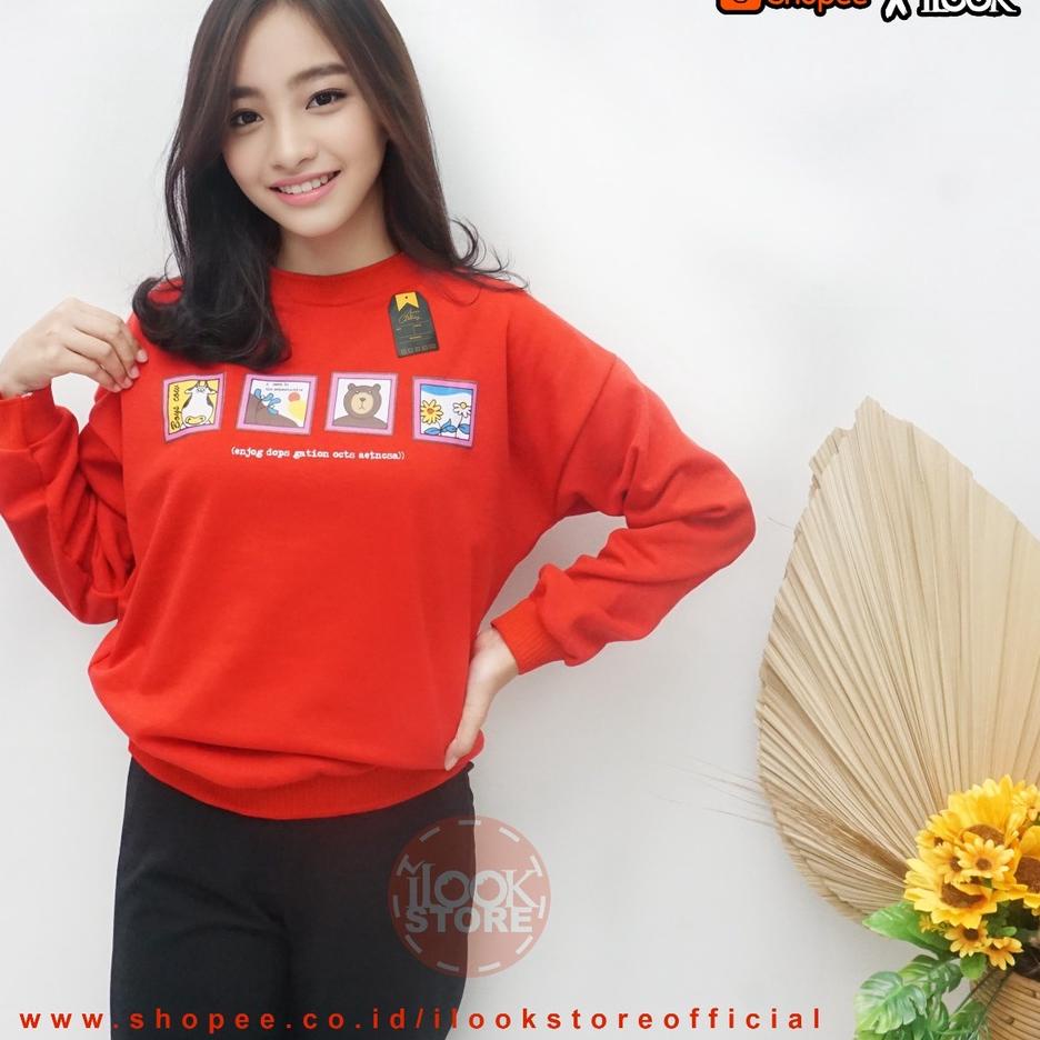 Dijamin Miring harga.. ilook | Basic Sweater Enjog Dops Gation | Sweater Oblong Pria Dan Wanita | Cr