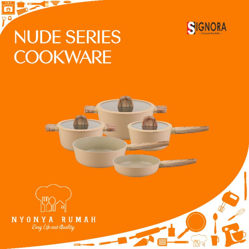 Signora Nude Series Cookware/Panci set
