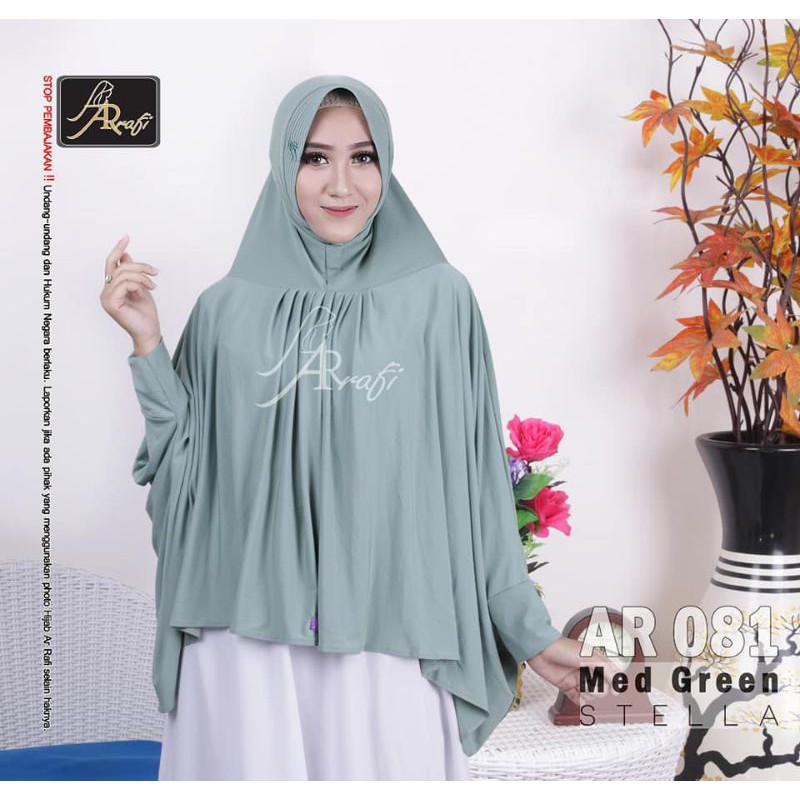 Kerudung Instan Hijab Arrafi AR 081 Jilbab Instan Jumbo Arrafi