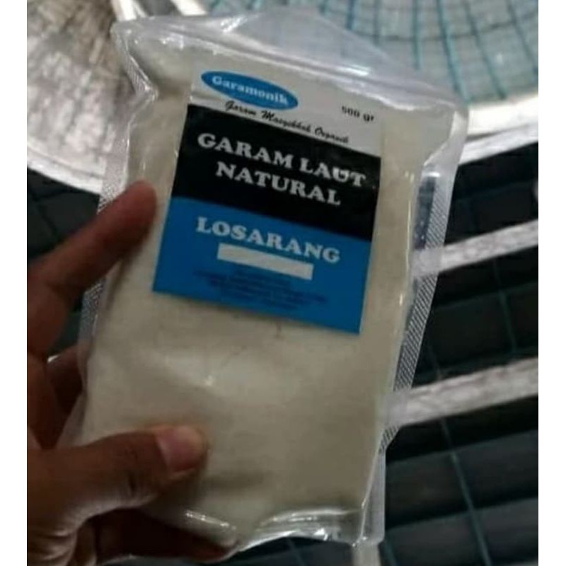 

Garam Laut Natural Organik Losarang Indramayu Al Zaytun 500 Gram