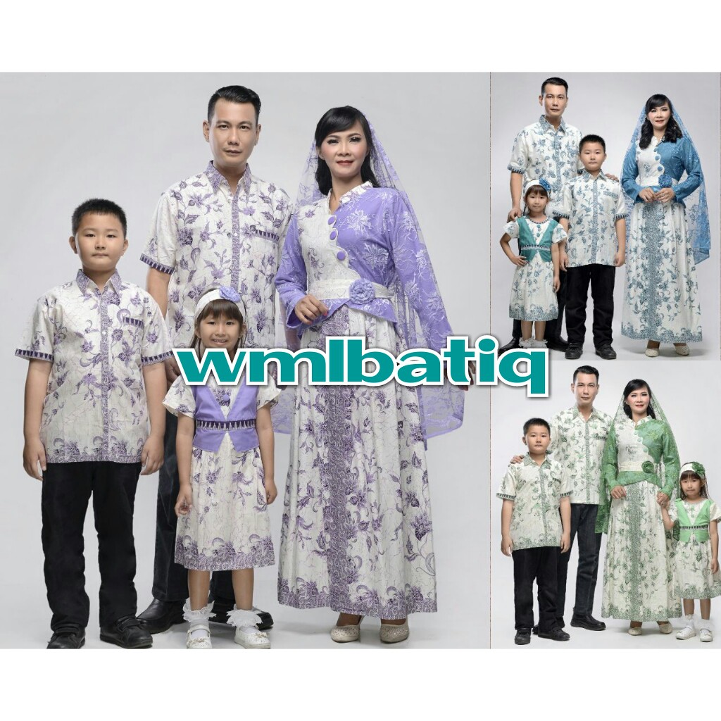 SARIMBIT BATIK KELUARGA/FAMILY GAMIS MUSLIM ZOYA DAUN