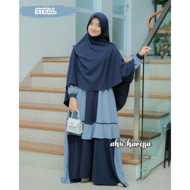 (ORIGINAL) Terbaru Gamis Aku Karissa INARA SET HIJAB SYAR'I fashion muslim kekinian