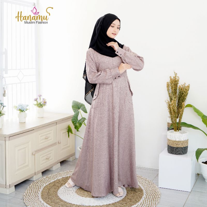 MARISKA DRESS GAMIS DAILY HANAMU GAMIS MURAH DAN NAYAMAN-milo