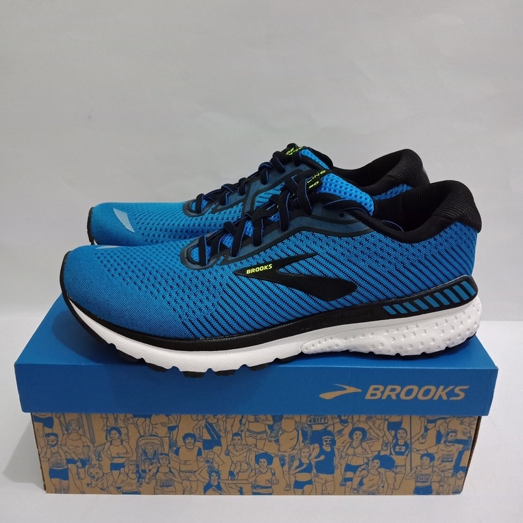 brooks adrenaline gts 20 sea black green