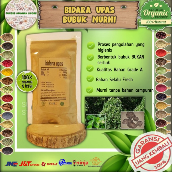 

bidara upas bubuk umbi widoro 100 gram Merremia mammosa herbal murni