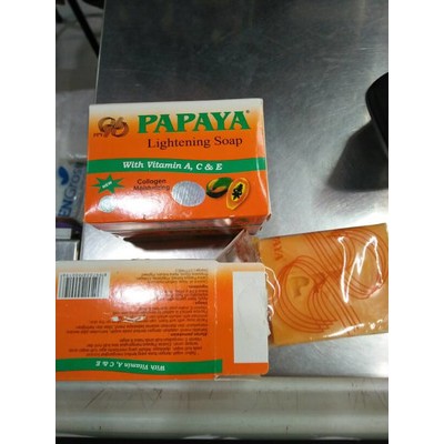 sabun papaya / pepaya whitening ppy  soap 125 grm