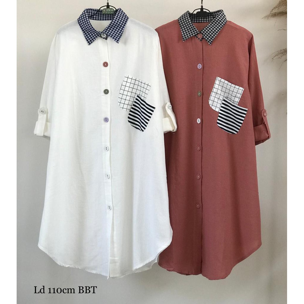 LONG TUNIK POLOS UNIK IMPORT BBT