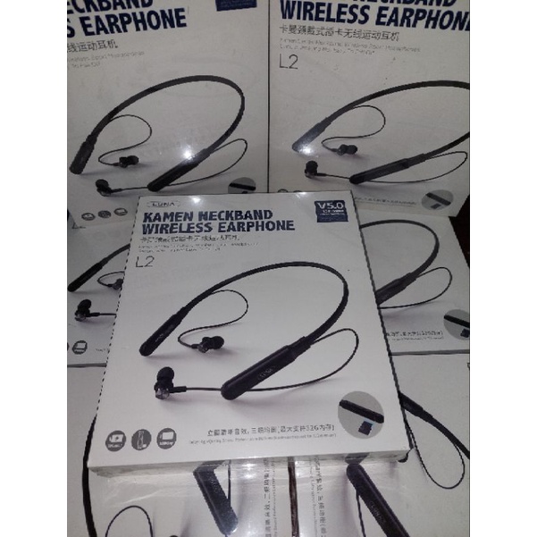 Luna Earphone Wireless Bluetooth Neckband Magnetic Earbuds for Music Outdoor Sports PD-L2