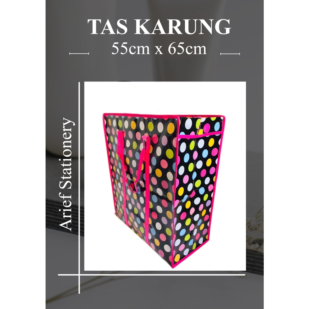 Tas Karung Serbaguna Tas Loundry Tas Belanja Ukuran Besar 55CM x 65CM