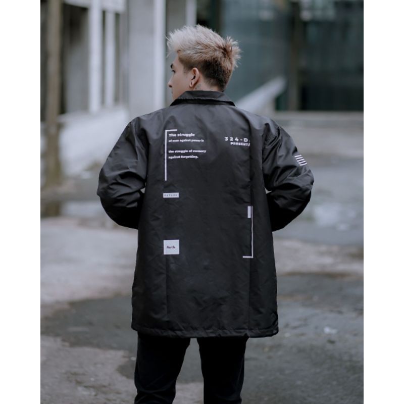 Roughneck Black Coach Jacket Premium Quality