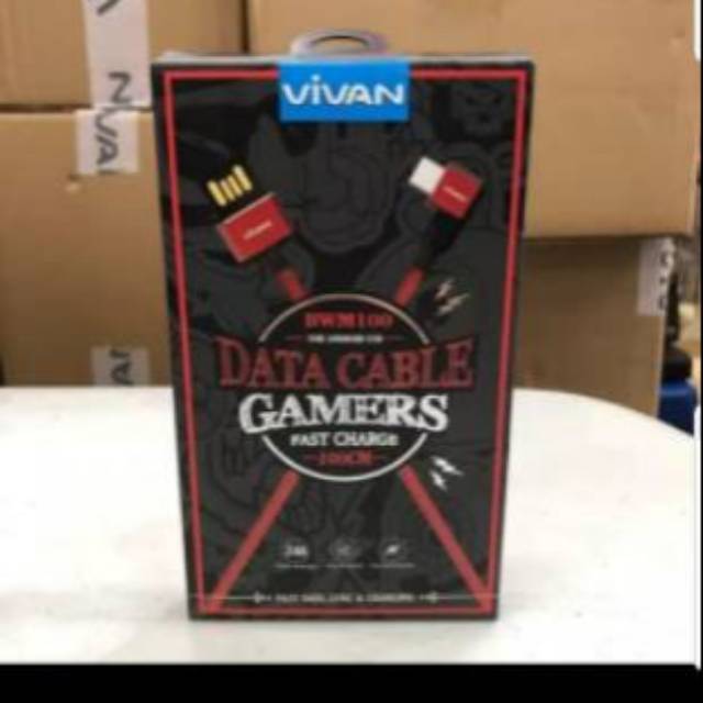 Kabel Data VIVAN BML100 panjang 100cm - Lightning For Iphone Original