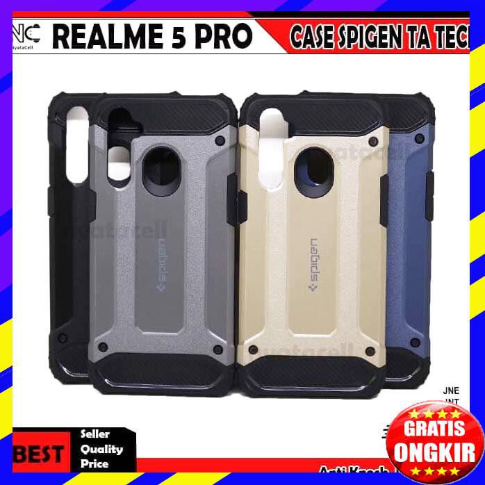 ACC HP REALME 5 PRO SPIGEN TOUGH ARMOR IRON RUGGED CASE TA TECH MAN