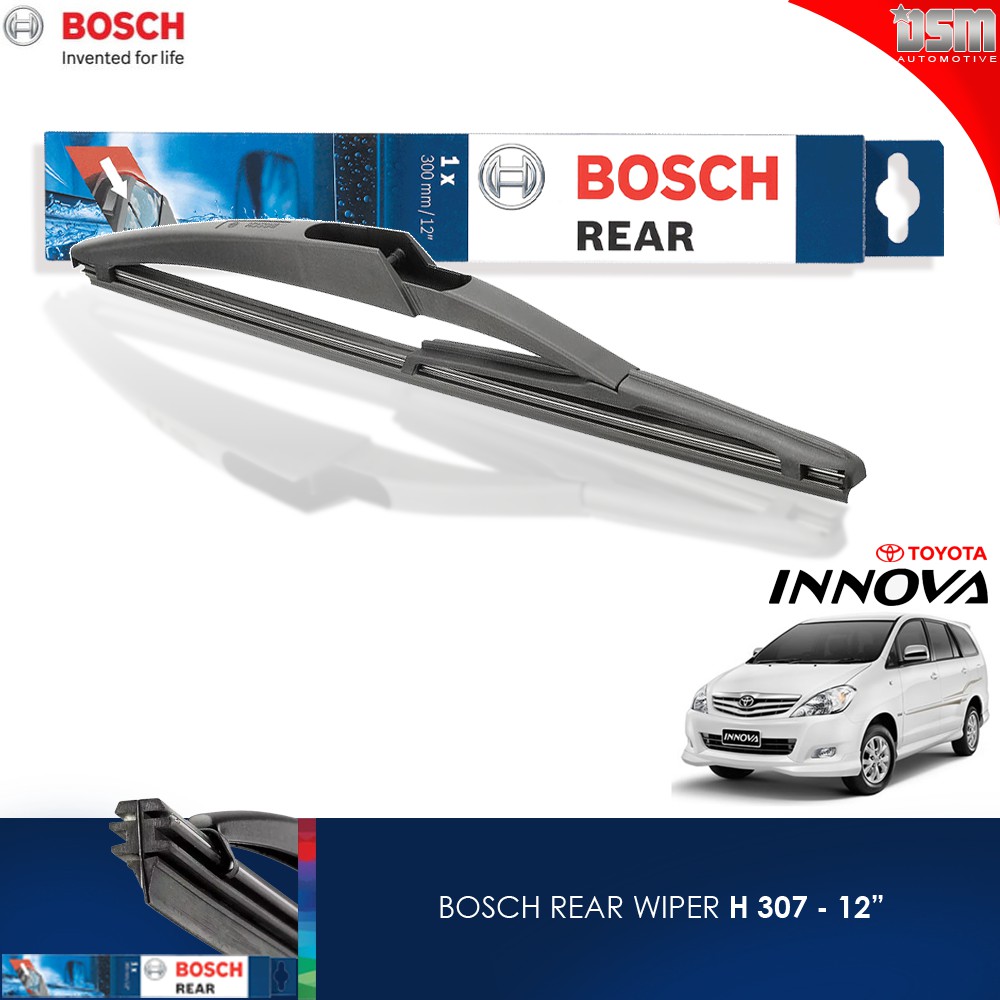 Bosch Rear Wiper / Wiper Belakang Toyota Innova - 12 Inch / Bosch Original / DSM