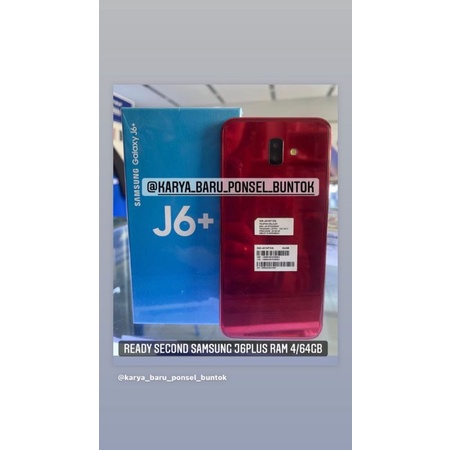 samsung j6 plus second