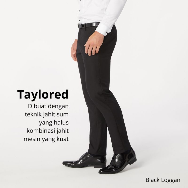 Celana Bahan Dasar Kantor Slimfit Pria Poin Plus Original Ukuran (27- 38) Celana Dasar Formal Celana Panjang Nikah Pria Celana Slim Fit Kantoran Premium Keren Murah Warna Hitam Abu Coklat Dongker