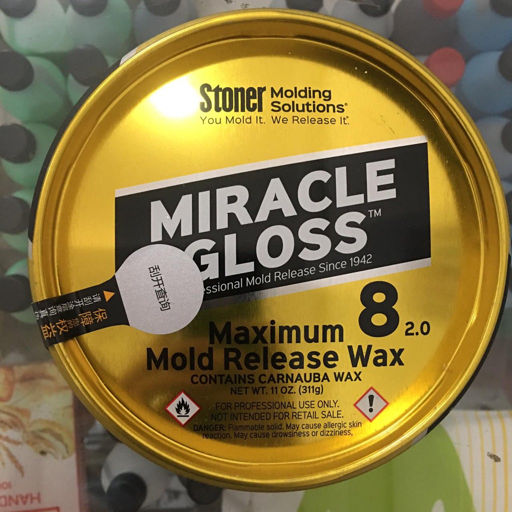 Jual Anti Lengket Resin Mold Release Wax MIRACLE GLOSS NO. 8 2.0