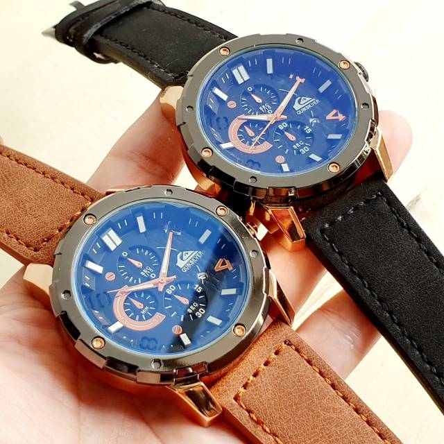 Jam Tangan Pria Quick Silver Body Rose Kulit