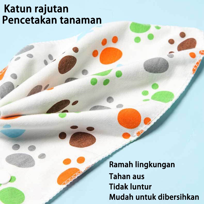 Celemek bayi/Celemek makan bayi /Bib bayi/Slabber Segitiga Bayi/Celemek Makan Bayi (B5)