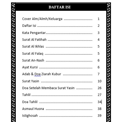 BUKU YASIN TAHLIL LENGKAP MURAH BAHAN BERKUALITAS 50Hal (Soft Cover Glossy + Pasang Foto di cover)