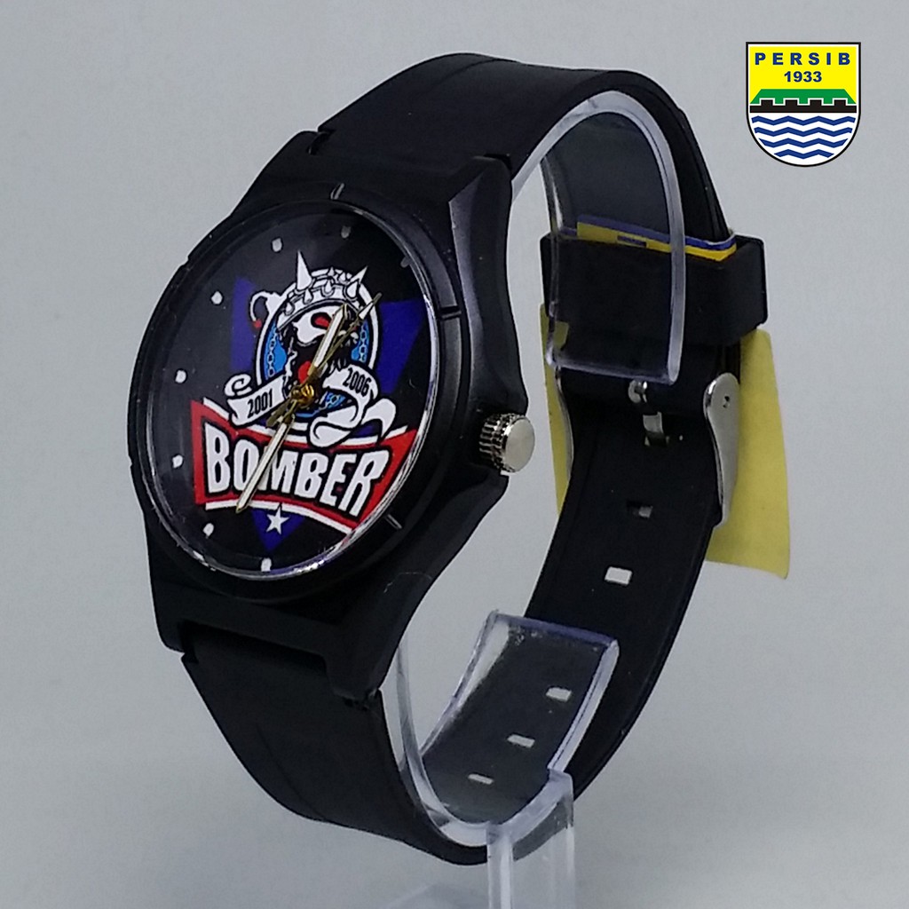 JAM TANGAN PERSIB BOMBER ANTI AIR (+BOX JAM BB &amp; +BATREI CADANGAN)