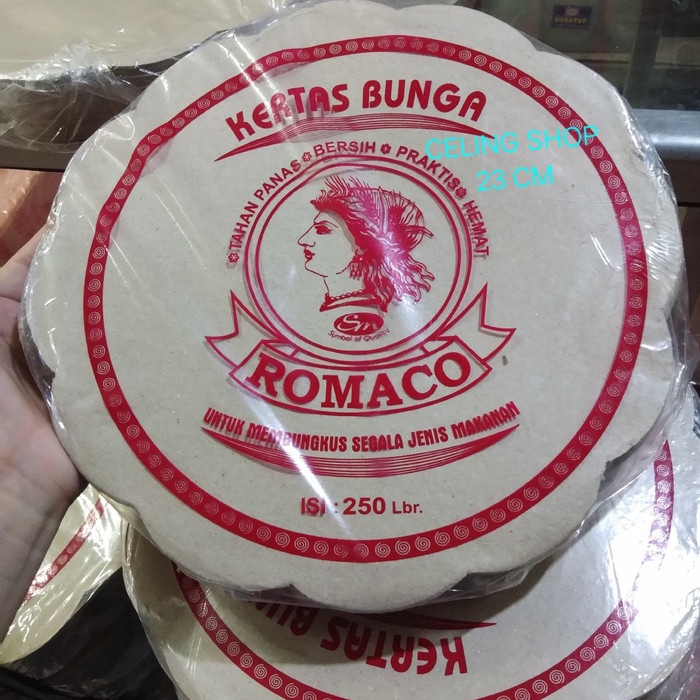

bg20t01r Kertas Nasi Bunga Coklat @250 Sv012Ss