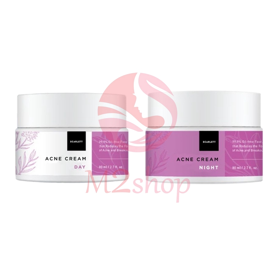 [SWA] SCARLETT WHITENING ACNE DAY &amp; NIGHT CREAM 20 GRAM- ORIGINAL BPOM