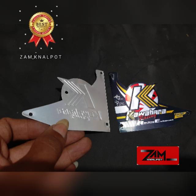 Emblem Merk KAWAHARA RACING Untuk Knalpot Racing