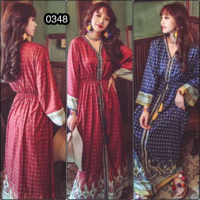 Dress gamis Zara import BKK premium