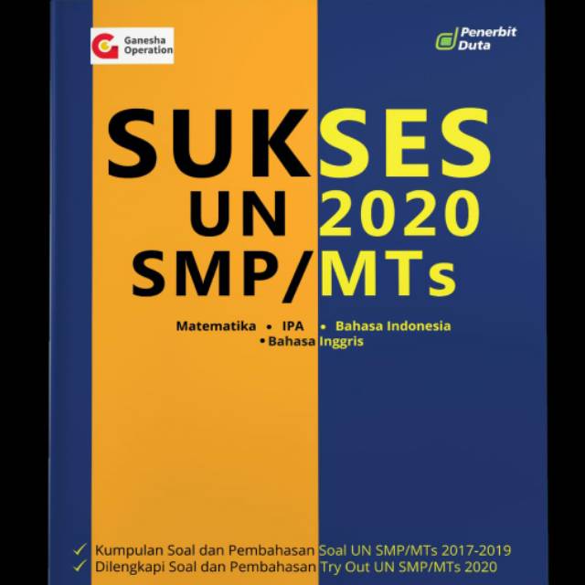 Buku Sukses Un 2020 Smp Mts Shopee Indonesia