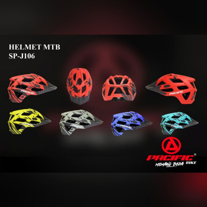 Helm Sepeda PACIFIC SP-J105 J106 Bicycle Helmet MTB Lipat Roadbike SYTE | High Quality