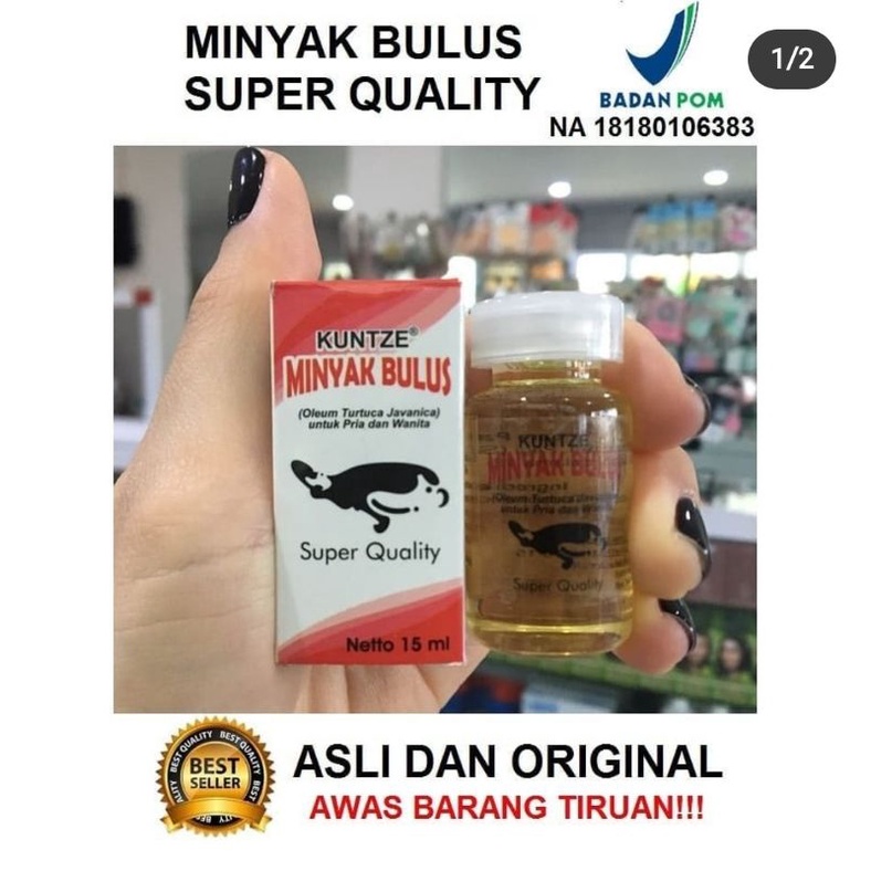 (BISA COD) Privasi Aman - Minyak Bulus Perbesar Payudara dan Penis 100% Original Kuntze sudah BPOM y