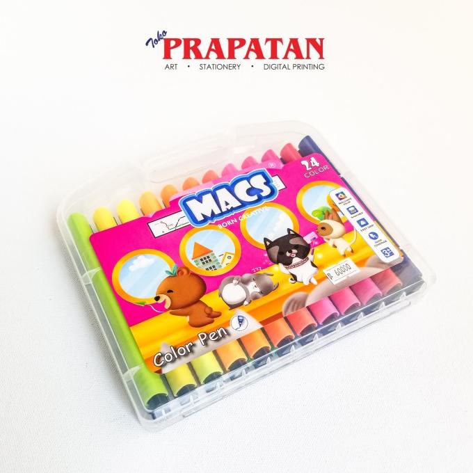 

Macs Color Pen 24 Warna / Marker Spidol