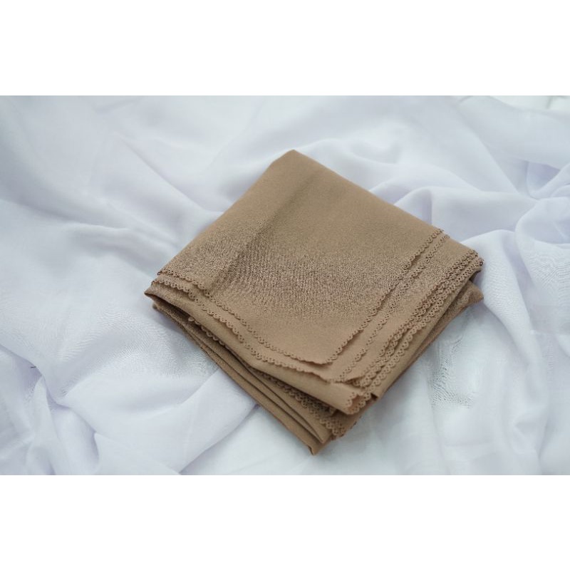 [ COD ] JILBAB SYAR'I AZZAHRA SEGIEMPAT DIAMOND LASERCUT JUMBO 130x130-Milo