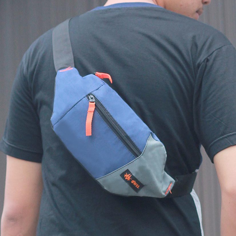 Tas Selempang Pria Distro Kecil Tas Waist Bag Pria Murah | TM 043