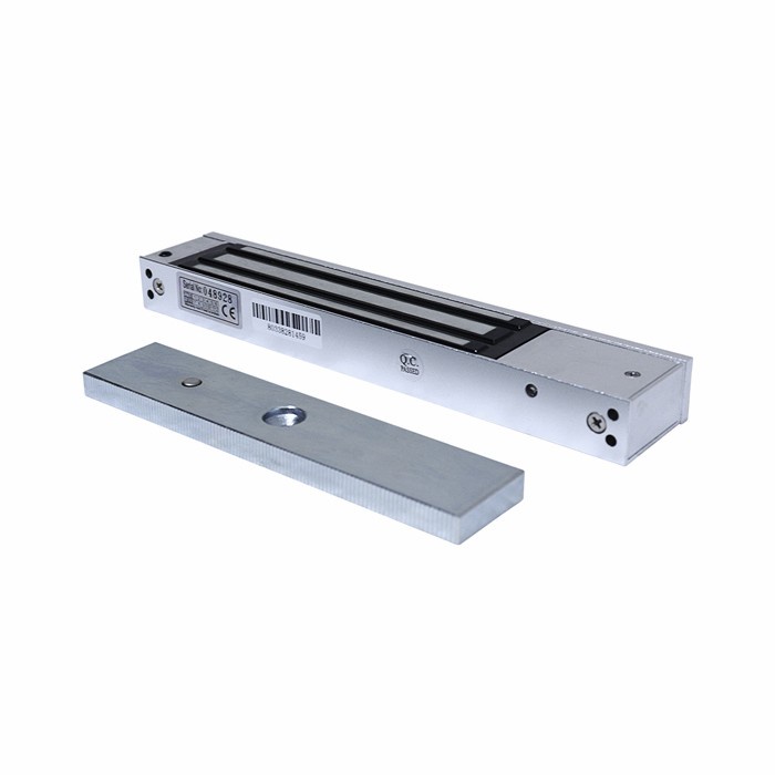 Magnetic Lock Akses Kontrol 280Kg 600Lbs with LED, ZL Bracket Komplit