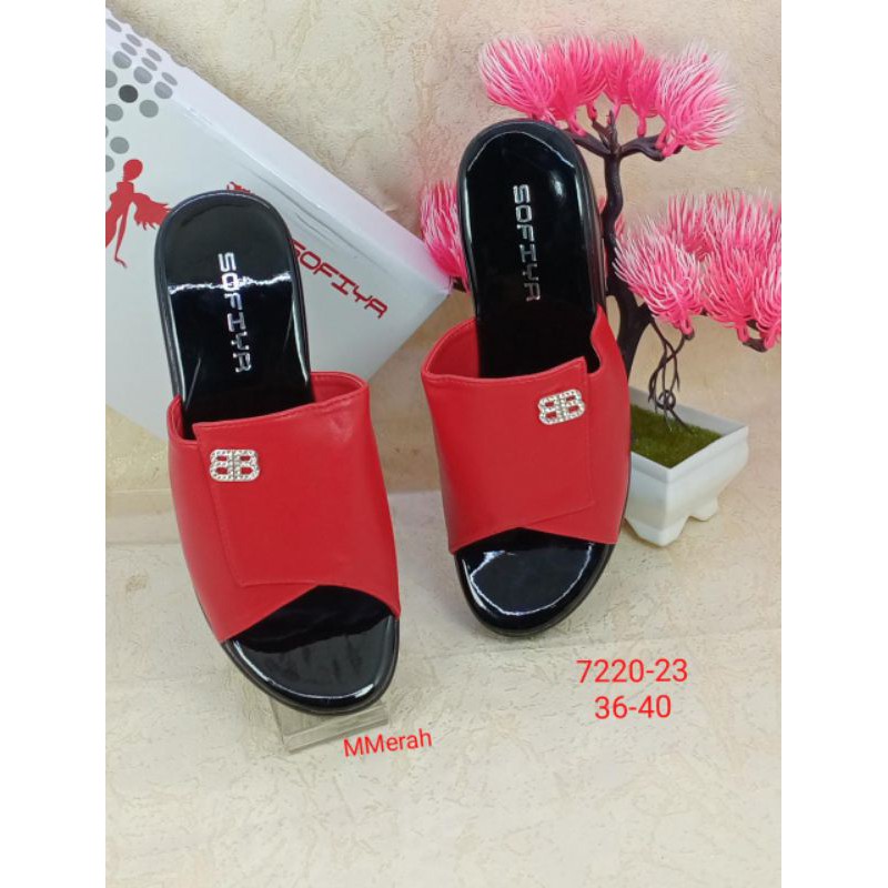 SANDAL WEDGES IMPORT WANITA SOFIYA 7220-23-2